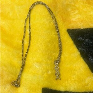 Silver DNA Helix Pendant Necklace